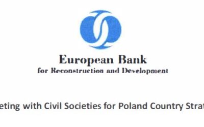 PIHRB participates in a consultation meeting held by EBRD on it Country Strategy for Poland