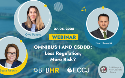 Omnibus I&nbsp;and CSDDD: Less Regulation, More Risk?