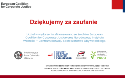 Uczestnictwo PIHRB w&nbsp;Walnym Zgromadzeniu ECCJ w&nbsp;Paryżu